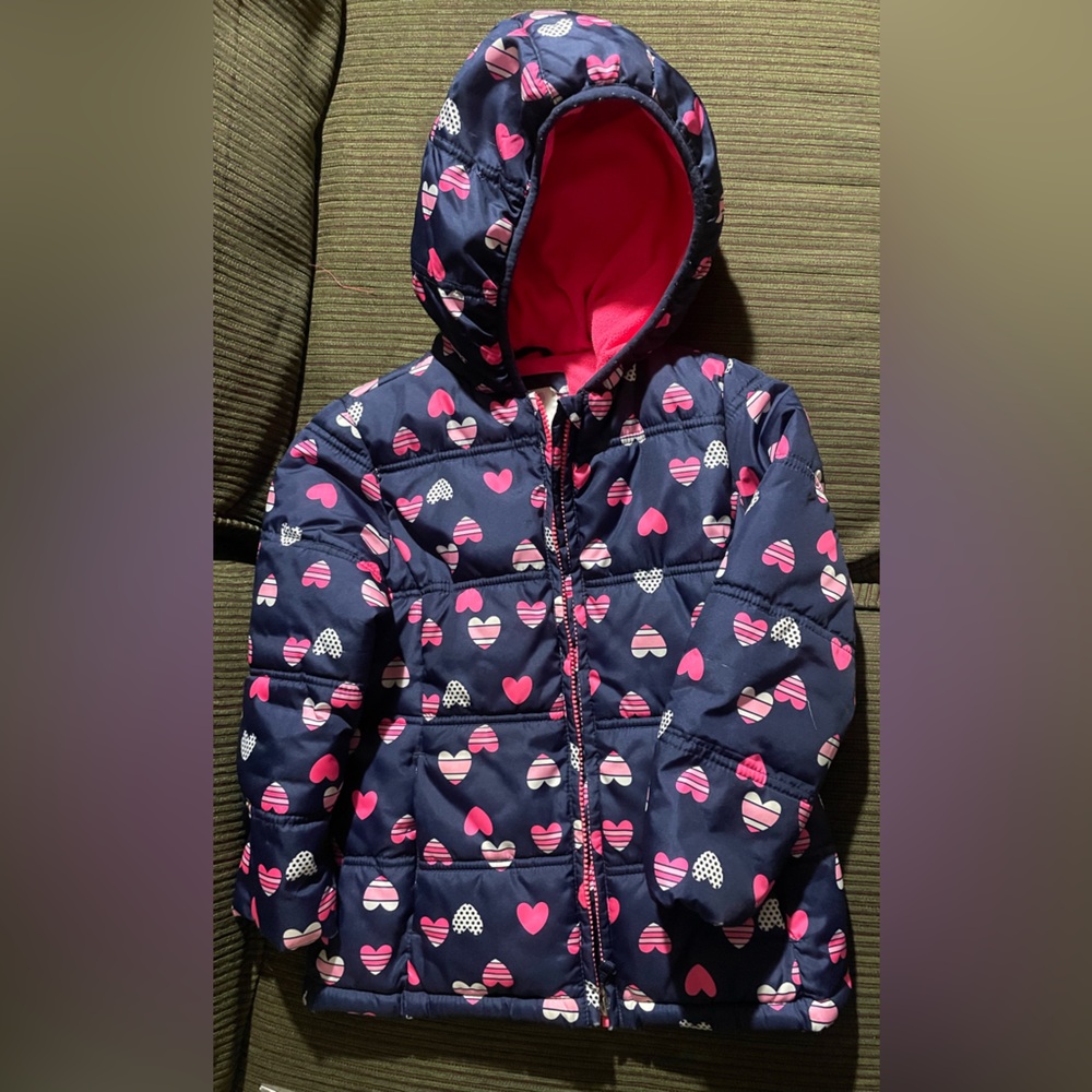 Healthtex Girls Jacket Size 10/12 No Size Tag See Measurements In Description